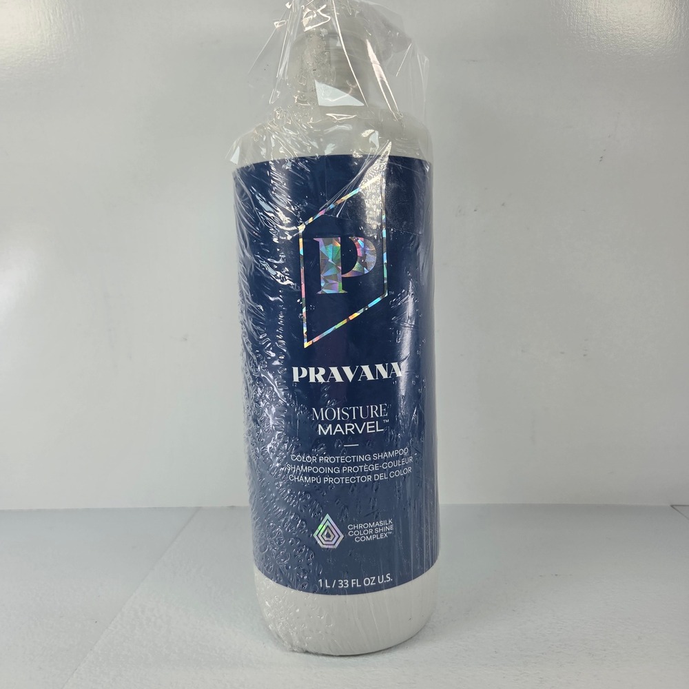 Pravana Moisture Marvel Color Protecting Shampoo 1L 33.8oz Sulfate Free Vegan